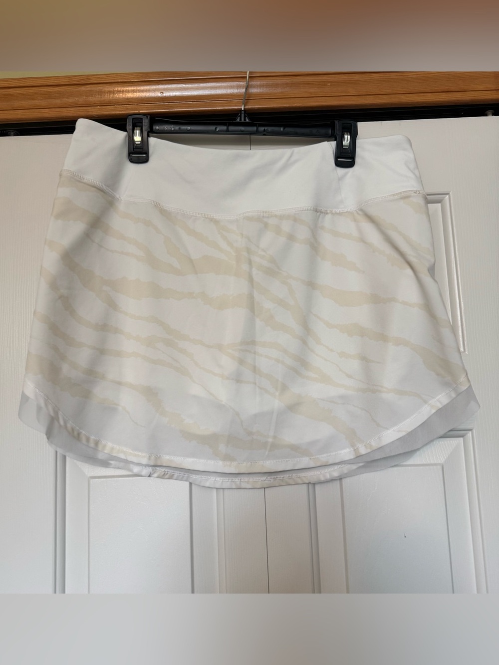Calia by Carrie Underwood Neutral Zebra Print Golf Pickleball Skort
